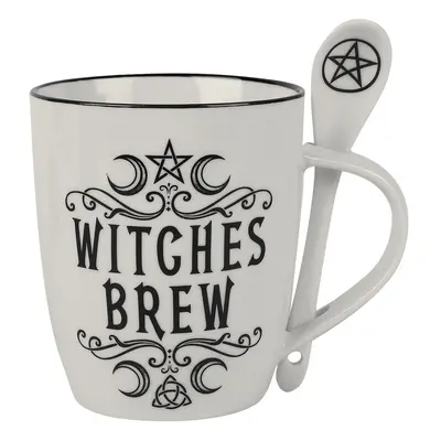 Alchemy England Witches Brew Cup white black