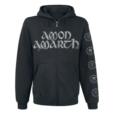 Amon Amarth Skullship Hooded zip black