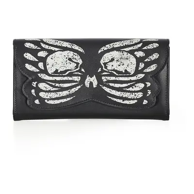 Banned Mariposa Luz Wallet black white