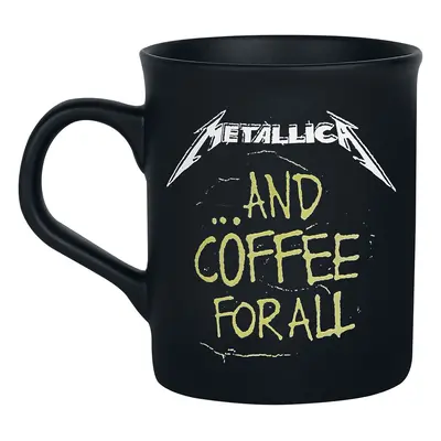 Metallica ... And Coffee For All Cup matt black