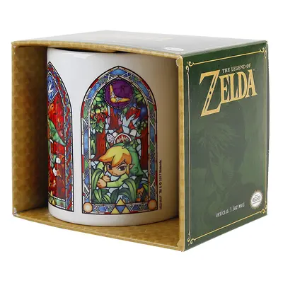 The Legend Of Zelda Stained Glass Cup white