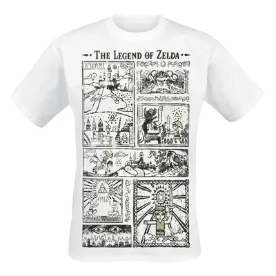 The Legend Of Zelda Drawings T-Shirt white