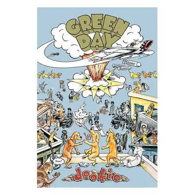 Green Day Dookie Poster multicolour