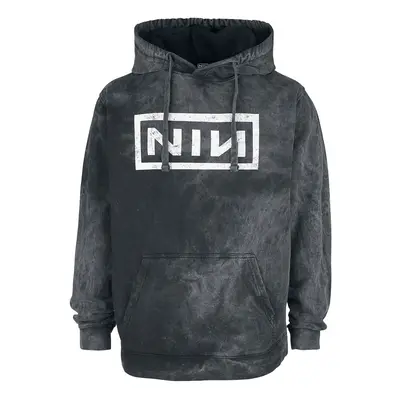 Nine Inch Nails Big Logo Hooded sweater charcoal