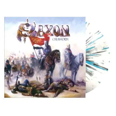 Saxon Crusader LP splattered