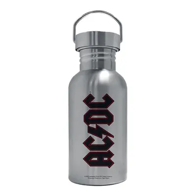 AC/DC AC/DC Logo Drinking Bottle silver coloured