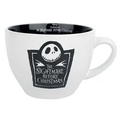 The Nightmare Before Christmas Cappuccino Mug Cup black white