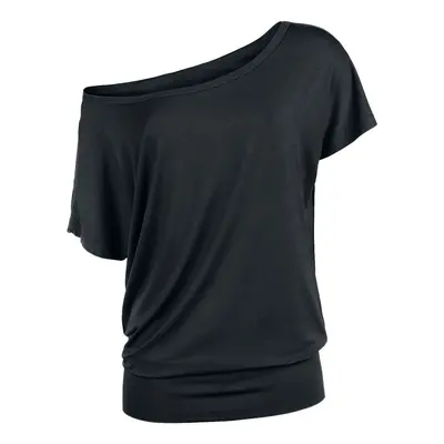 Built Your Brand Ladies Viscose Tee T-Shirt black