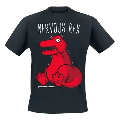 Goodie Two Sleeves Nervous Rex T-Shirt black