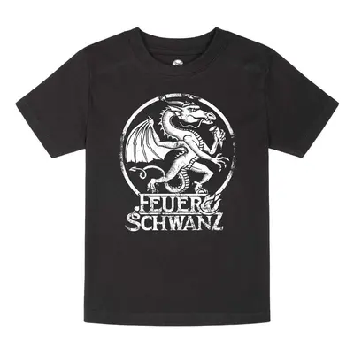 Feuerschwanz Metal Kids - Drache T-Shirt black