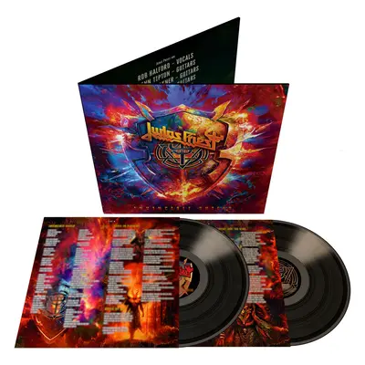 Judas Priest Invincible shield LP multicolor