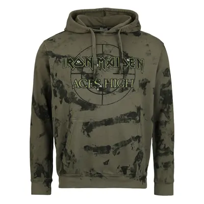 Iron Maiden High Target Hooded sweater green