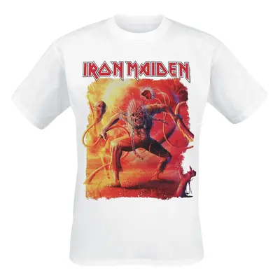 Iron Maiden Piece Of Mind - Hydra T-Shirt white