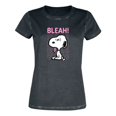 Peanuts Snoopy - Bleah! T-Shirt black