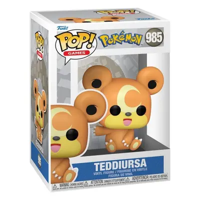 Pokémon Teddiursa Vinyl Figurine 985 Funko Pop! multicolour