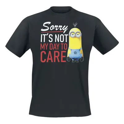 Minions Sorry, It Is Not My Day To Care T-Shirt black