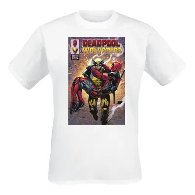 Deadpool 3 - Deadpool And Wolverine - In Love Escape T-Shirt white