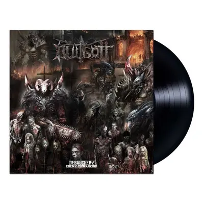 Blutgott Enemy of mankind (Debauchery Version) LP multicolor