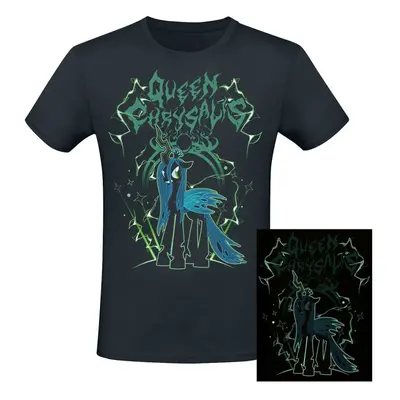 My Little Pony Queen Crysalis - Glow In The Dark T-Shirt black