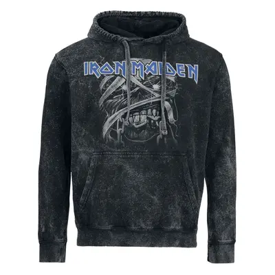 Iron Maiden Powerslave Hooded sweater charcoal