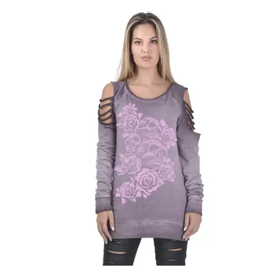 Rock Rebel by EMP Long-sleeve Shirt purple