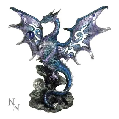 Nemesis Now Blue Dragon Protector Statue multicolour