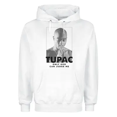 Tupac Shakur Prayer Hooded sweater white