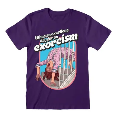 The Exorcist Excellent day for an Exorcism T-Shirt purple