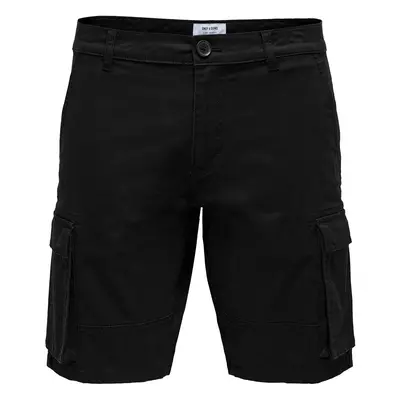 ONLY and SONS ONSCam Stage Cargo Shorts PK 6689 Shorts black