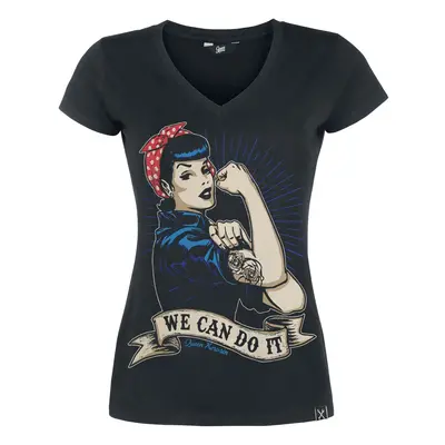 Queen Kerosin We Can Do It T-Shirt black