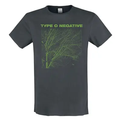 Type O Negative Amplified Collection - Green Tree T-Shirt charcoal