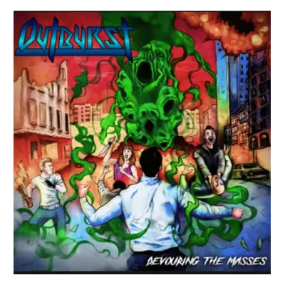 Outburst Devouring the masses CD multicolor