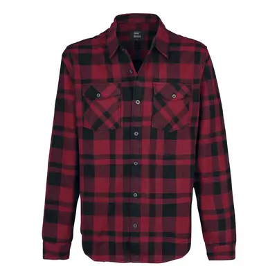 Vintage Industries Austin Shirt Flanel Shirt red black