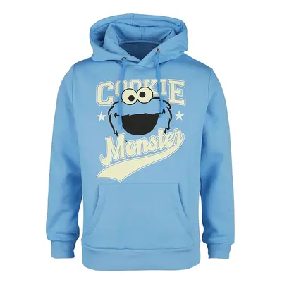 Sesame Street Cookie Monster Hooded sweater light blue