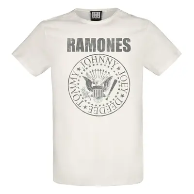 Ramones Amplified Collection - Vintage Shield T-Shirt white