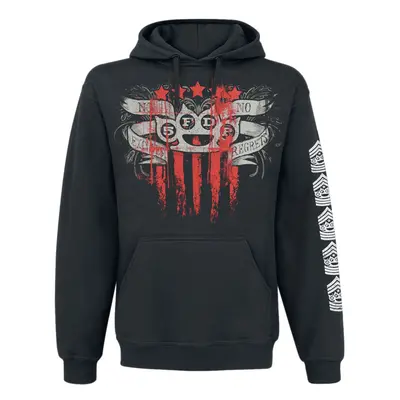 Five Finger Death Punch No Regrets Hooded sweater black