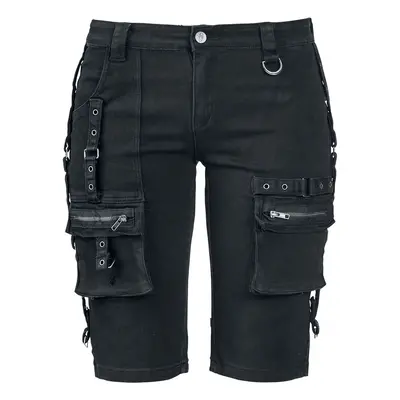 Gothicana by EMP Strap Shorts Shorts black