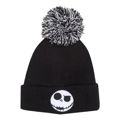 The Nightmare Before Christmas Jack - Face Badge Beanie black