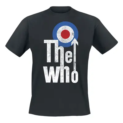 The Who Distressed Target Logo T-Shirt black