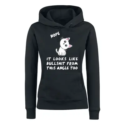 Tierisch Nope. It Looks Like Bullshit From This Angle Too Hooded sweater black