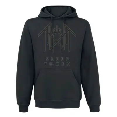 Sleep Token Logo Hooded sweater black