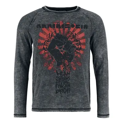 Rammstein Sonne Long-sleeve Shirt grey