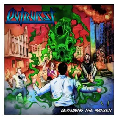 Outburst Devouring the masses LP multicolor