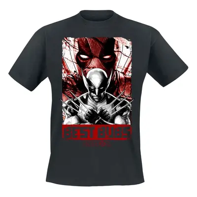 Deadpool Deadpool And Wolverine - Best Bubs T-Shirt black