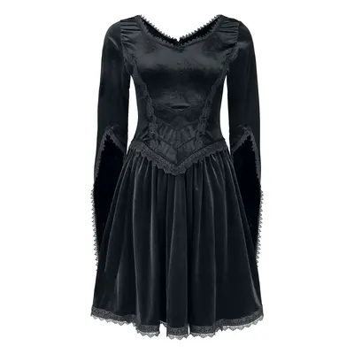 Sinister Gothic Minidress Short dress black