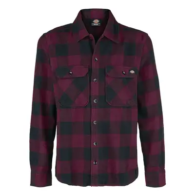 Dickies New Sacramento Shirt Longsleeve dark red