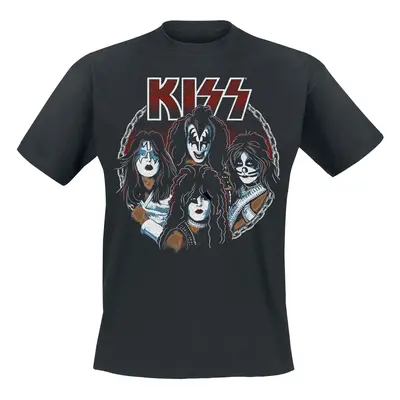 Kiss Chained T-Shirt black