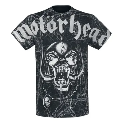 Motörhead Dog Skull And Chains Allover T-Shirt Allover