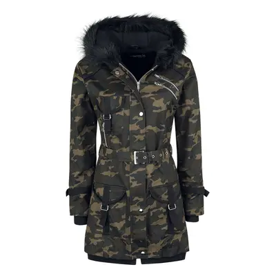 Gothicana by EMP Multi Pocket Jacket Winter Jacket camouflage