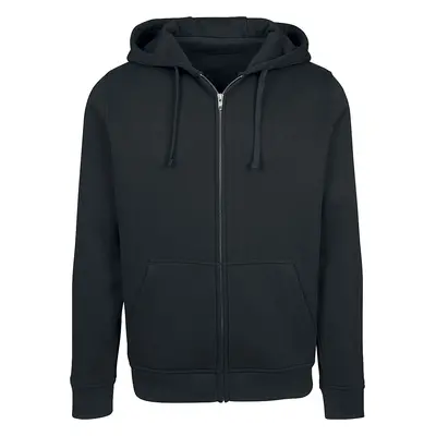 Built Your Brand Basic Sweat Zip Hoody Hooded zip black